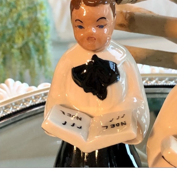 Vintage Hand Made Christmas Choir Boy & Girl - Picture 5 of 7